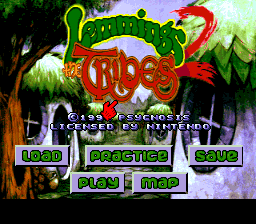 Lemmings 2 - The Tribes (Europe) Title Screen